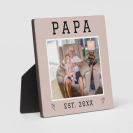 Placa Expositora Plaque de fotos rusas del abuelo personalizado