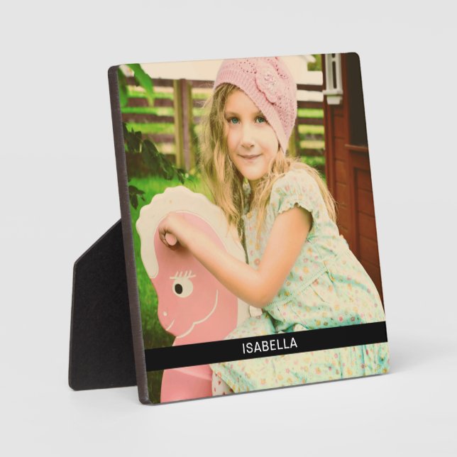 Placa Expositora Plaque de fotos y nombres con plantilla de base (Anverso)