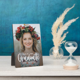 Placa Expositora Plaque de graduación de COLOR EDITABLE de tipo Ado