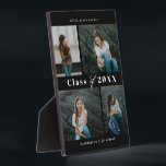 Placa Expositora Plaque de graduación de color EDITABLE refinado<br><div class="desc">Gran interés en recordar este hito especial en la vida. El color de fondo se puede personalizar en línea! Puede encontrar artículos coincidentes en nuestro sitio web: www.berryberrysweet.com o bajo petición.</div>