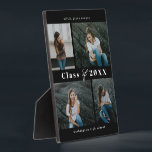 Placa Expositora Plaque de graduación de color EDITABLE refinado<br><div class="desc">Gran interés en recordar este hito especial en la vida. El color de fondo se puede personalizar en línea! Puede encontrar artículos coincidentes en nuestro sitio web: www.berryberrysweet.com o bajo petición.</div>