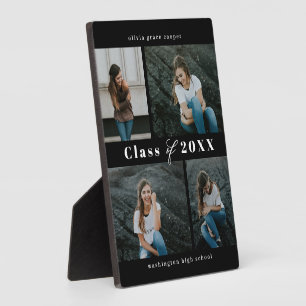 Placa Expositora Plaque de graduación de color EDITABLE refinado