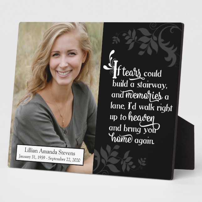 Placa Expositora Plaque de homenaje a la familia (Lado)