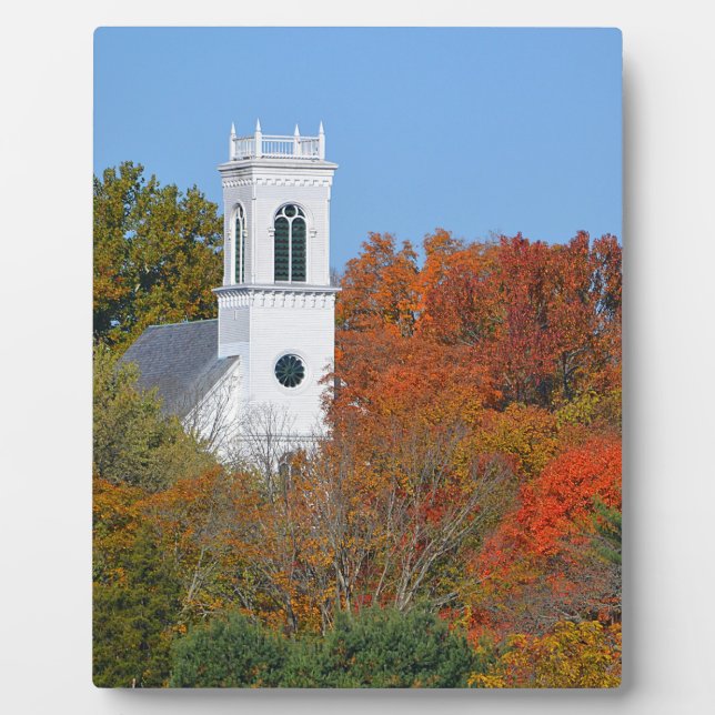Placa Expositora Plaque de la escena de otoño (Frente)