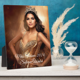 Placa Expositora Plaque de la Reina de Concurso