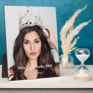 Placa Expositora Plaque de la Reina de Concurso