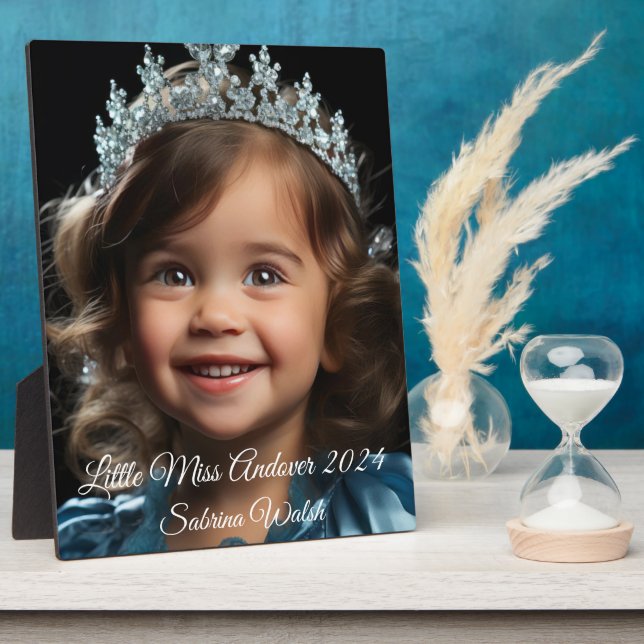 Placa Expositora Plaque de la Reina de Concurso (Lado)