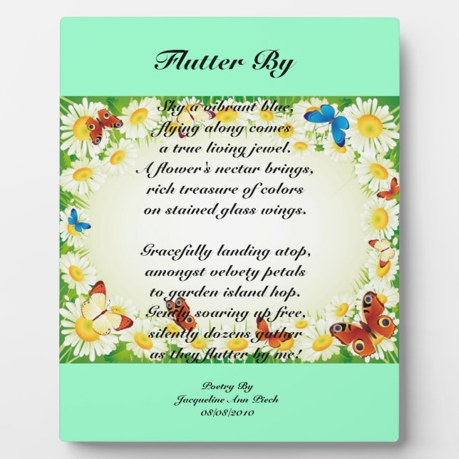 Placa Expositora Plaque de mariposa (Frente)