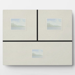 Placa Expositora Plaque de mesa 8x10 - 3 imágenes Pano inferior