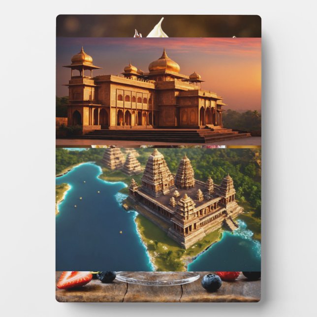 Placa Expositora Plaque de mesa con caballete (Frente)