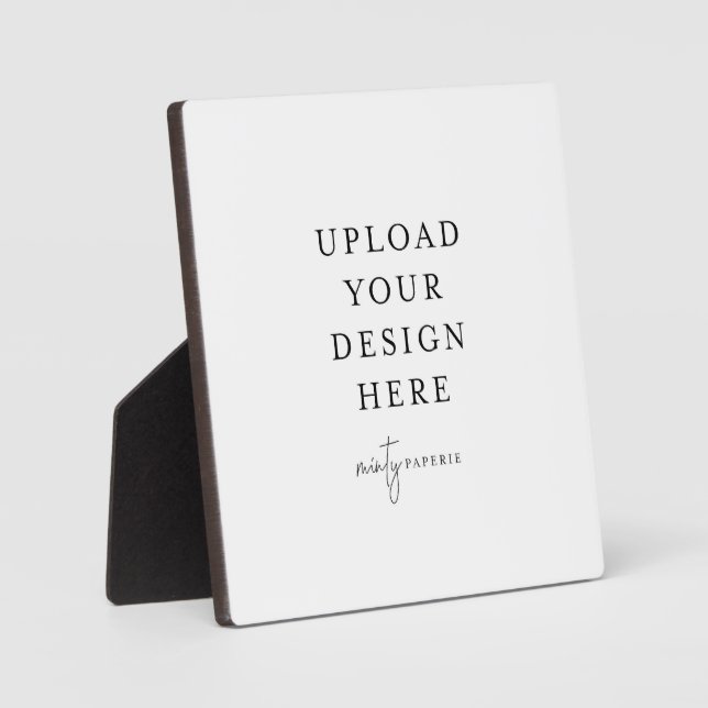 Placa Expositora Plaque de mesa con caballete (Anverso)