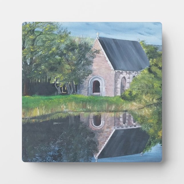 Placa Expositora Plaque de mesa con caballete (Frente)