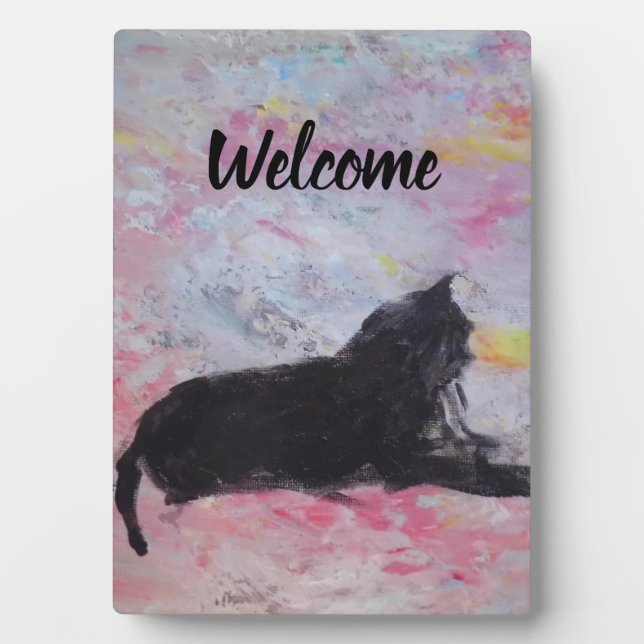 Placa Expositora Plaque de mesa con caballete (Frente)