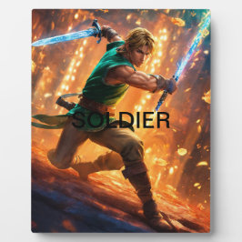 Placa Expositora Plaque de mesa con caballete