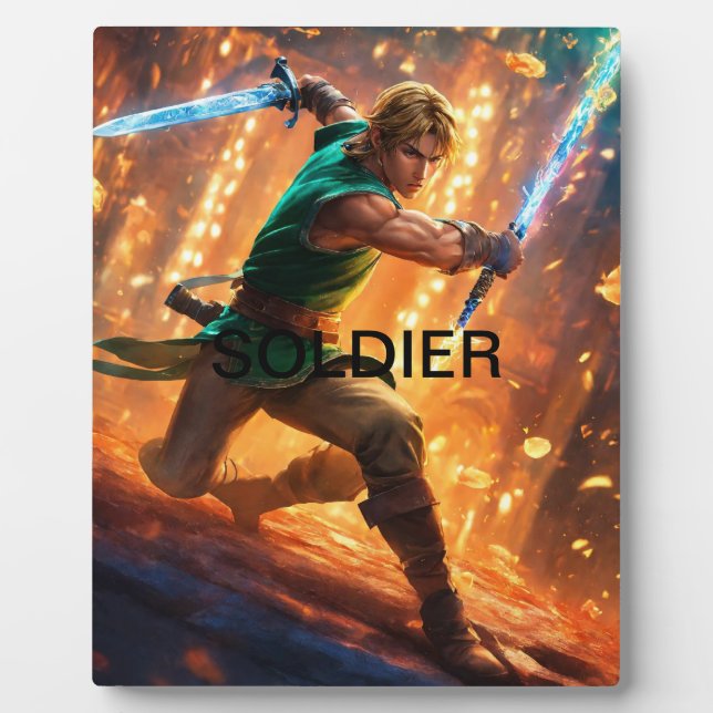 Placa Expositora Plaque de mesa con caballete (Frente)