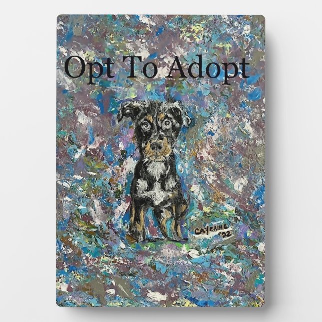 Placa Expositora Plaque de mesa y caballete (Frente)