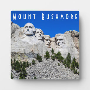 Placa Expositora Plaque de Mount Rushmore