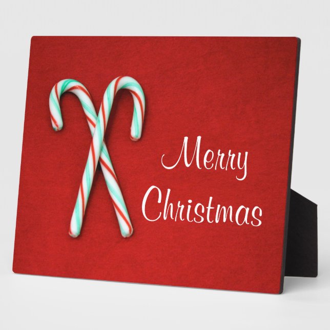 Placa Expositora Plaque de Navidades Candy Cane (Lado)