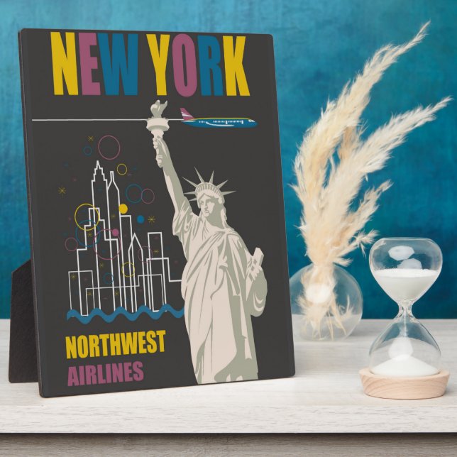 Placa Expositora Plaque de Nueva York (Lado)