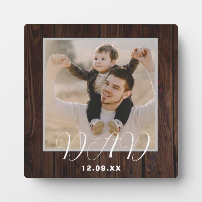 Placa Expositora Plaque de papá personalizado ruso (Frente)