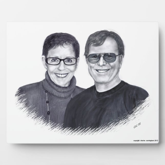 Placa Expositora Plaque de Pat y Margie (Frente)