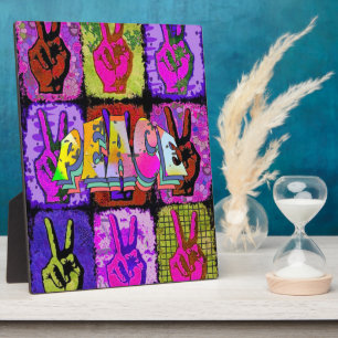 Placa Expositora Plaque de paz