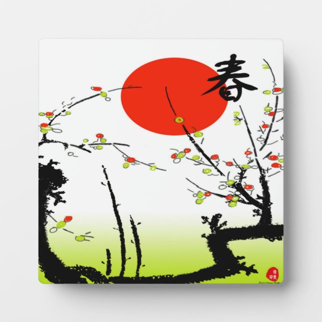 Placa Expositora Plaque de primavera (Frente)