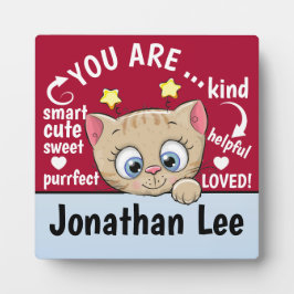 Placa Expositora Plaque de regalo personalizado