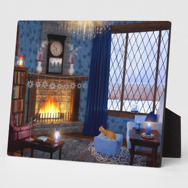 Placa Expositora Plaque de Serenidad de Invierno (Lado)