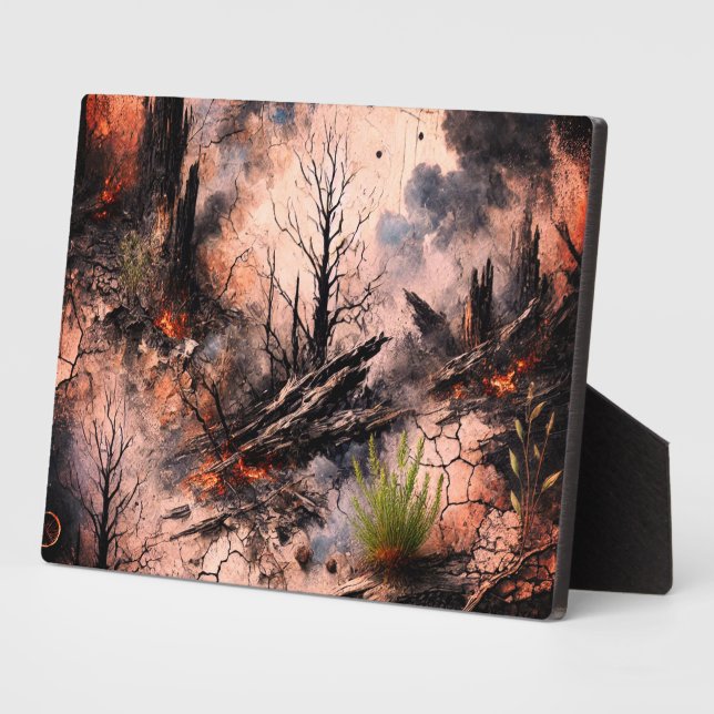 Placa Expositora Plaque de tabletas artísticas con comensal (Lado)