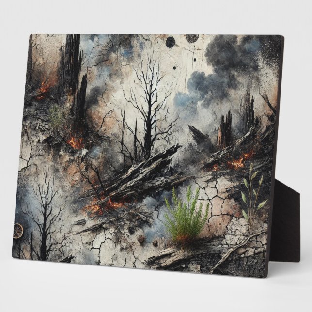 Placa Expositora Plaque de tabletas artísticas con comensal (Lado)