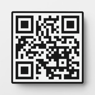 Placa Expositora Plaque de tabletas cuadradas de código QR con come