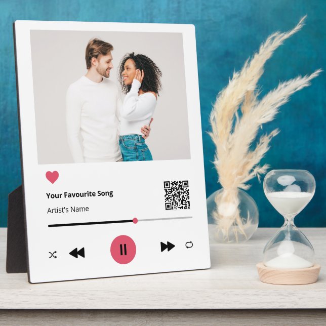 Placa Expositora Plaque de tabletas favorita personalizada (Lado)