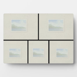 Placa Expositora Plaque de tabletop 5x7 - 5 imágenes