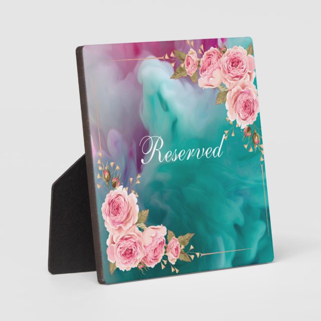 Placa Expositora Plaque de tabletop con comadreja mostrar tu amor (Anverso)