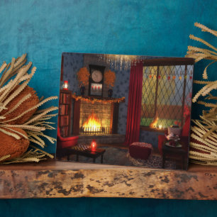 Placa Expositora Plaque de tranquilidad de otoño