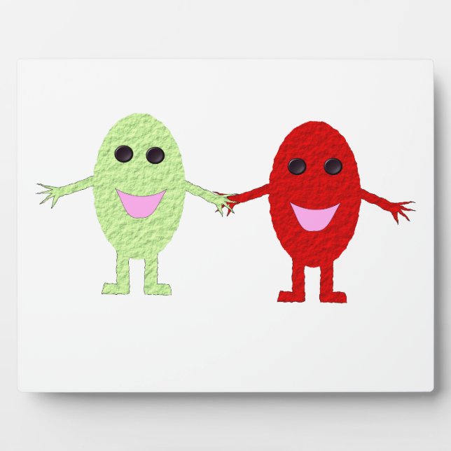 Placa Expositora Plaque de uvas de amistad (Frente)