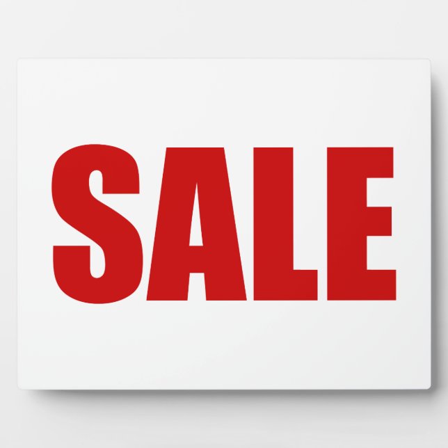 PLACA EXPOSITORA PLAQUE DE VENTA (Frente)