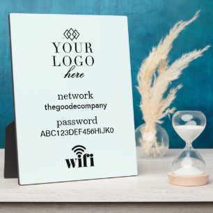 Placa Expositora Plaque de visitantes del Rótulo de Información Wif