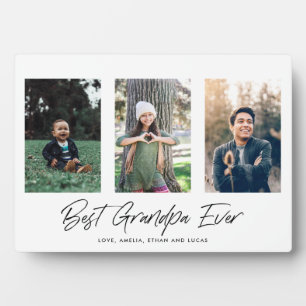 Placa Expositora Plaque del Día del abuelo jamás padre