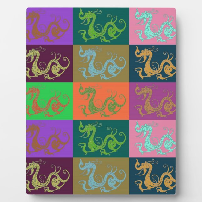 Placa Expositora Plaque Dragons (Frente)