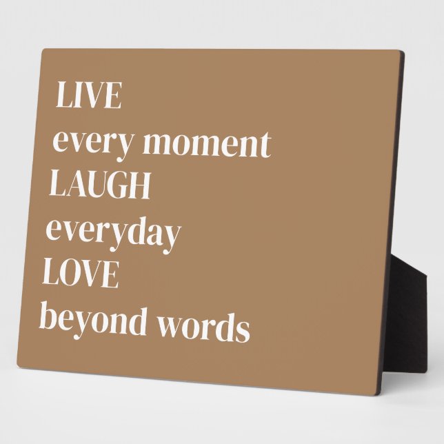 Placa Expositora Plaque inspirador (Lado)