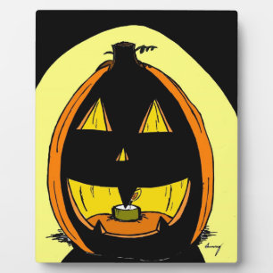 Placa Expositora Plaque Jack o' Lantern