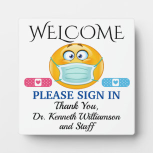 Placa Expositora Plaque médico