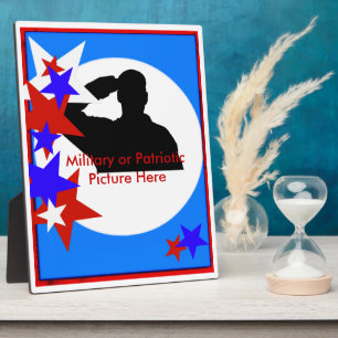 Placa Expositora Plaque patriótico conmemorativo