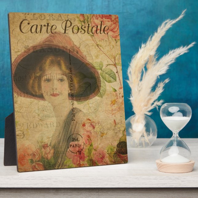 Placa Expositora Plaque postal francés (Lado)