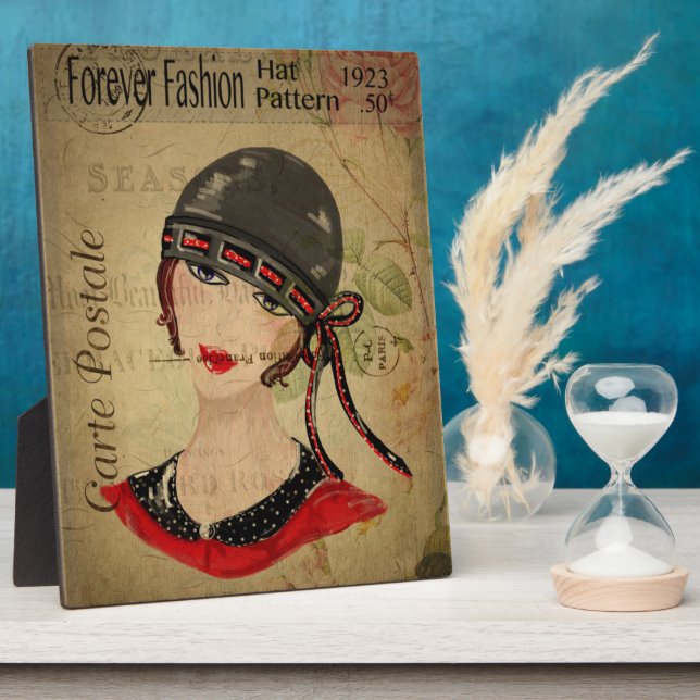 Placa Expositora Plaque postal francés (Lado)