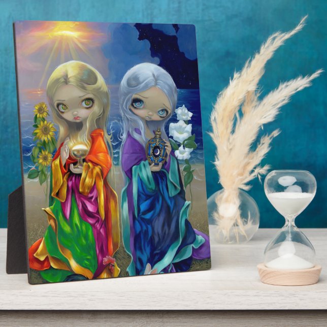 Placa Expositora Plaque "Sun Child and Moon Child" (Lado)