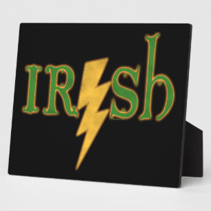 Placa Expositora Plaques del Relámpago Irlandés