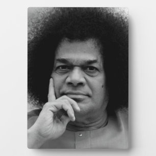 Placa Expositora Plaquetas fotográficas de Esel Sathya Sai Baba